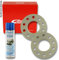 EIBACH Spurplatten Spurverbreiterung Distanzscheibe Ø66,45mm Lochkreis 5x112 / 24mm pro Achse + Bremsenreiniger