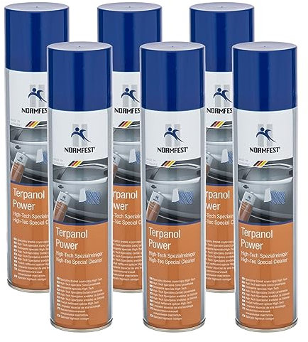 Normfest Terpanol Power - Hochwirksamer Spezialreiniger für Fahrzeuge, 6x 400 ml