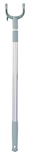 Leikar Varillas retráctiles para ropa, 102 cm, tenedor de ropa ajustable con percha de tubo de aluminio