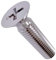 M5x10 Vis à métaux à tête fraisée, boulons Phillips, attache à tête plate à encastrement croisés 5mm Vis zinguée adaptée au métal, à la construction, à l'installation, au bricolage (Pack of 50)