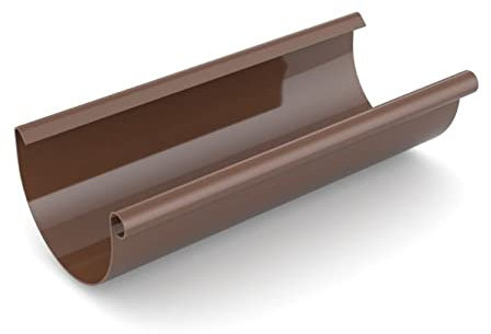 Regenrinne 2m braun System 75