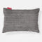 Lounge Pug Kissen 35 x 50cm Cord Schiefergrau Zierkissen Sofakissen Dekokissen