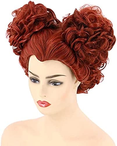 LeMarnia Winifred Sanderson Perücke Rotbraune Hexen perücke Halloween-Kostümperücke
