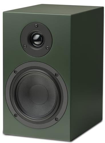 Pro-Ject Speaker Box 5 S2, 2-Wege-Kompakt-Monitorlautsprecher, Paar (Grün)