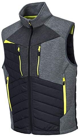 Portwest Herren-Weste, 4-Wege-Stretch-Stoff, DX4, Metallgrau, XS