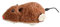 QYNuLi Clockwork Mouse Toy Plush Interactive Cat Toy Cute Moving Mouse Toy for Hard Surfaces and Flat Surfaces (Random Color)
