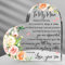 Jetec Acryl-Schild, Muttertagsgeschenk für Mutter, Geburtstag, Geschenk von Tochter, Sohn, dankbar, Weihnachten, Valentinstag, Geburtstag, 15 x 15 x 1,4 cm (Herz)