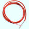 Aflytep Temperatursensor PT1000, 2 Drähte, mit Silikon beschichtet, Sonde von 1,5 m, 45 mm x 5 mm -50 – 180 Celsius RTD