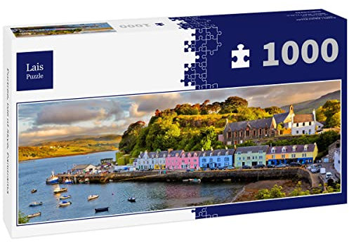 Lais Puzzle Portree, Isle of Skye, Panorama 1000 Teile Panorama