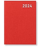 Letts Principal Mini Pocket Wochenansicht 2024 rot