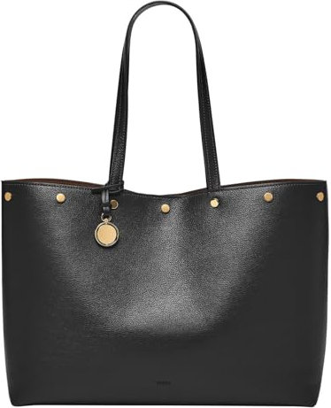 Fossil Damentasche Jessie, schwarze Leder-Tasche, L: 40,6 cm, B: 13,3 cm, H: 27,9 cm, ZB1920001