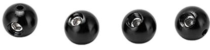 Haofy Brake Cable Ends, Bike Cable End Ball Reusable Brake Cable End Crimps for Mountain Bike Road Bike, Bike Brake Cable (Schwarz)