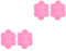 BESTonZON 4 Pcs Key Chain Mold Silicone Puzzle DIY Necklace Pendant Puzzle Fondant Resin Keychain Molds Resin Casting Molds Silicone Epoxy Keychain Cakesicles Mold Silica Gel Paper Cup Soap
