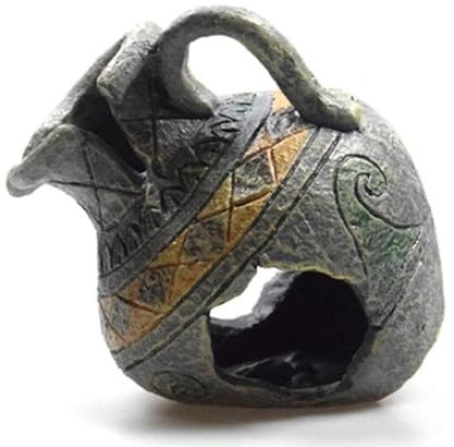 Dekoration für Aquarium, zerbrochene Vase aus Kunstharz, Dekoration, Simulation Keramik Höhle, Harz, geeignet für Aquarien und Aquarien