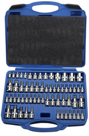 Angoily 60-teiliges Vanadium-stahl-steckschlüssel-bit-set Für Die Reparatur Von Auto- Und Automechanikern