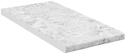Vicco Küchenarbeitsplatte R-Line, Küchen Arbeitsplatten, Weiß/Marmor, 30 cm