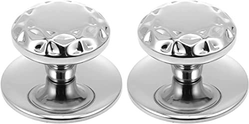 Boutons de couvercle de casserole, poignée de remplacement de couvercle de casserole, 2 boutons de couvercle de remplacement, accessoires de maintien de couvercle de casserole en acier inoxydable
