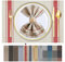 ARTAND Platzsets Abwaschbar 12er Set Vinyl Tischsets für Esstisch Küchen Platzset Dauerhaft PlatzdeckenTischzubehör -12er Set, 01 Rot