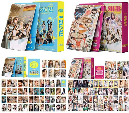 Generic 2 Boxen / 110 Stück Fotokarten-Set für GIDLE 7. Mini-Album I SAWY LOMO Karte (Klaxon) Fotokarten Merchandise für Fans Kollektion