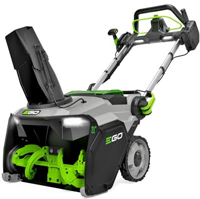 EGO SNT2130 56-Volt 21-Inch Flagship Single-Stage Snow Blower with Peak Power™ and Heated Handle Grips, Battery and Charger Not Included