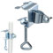 KYEQATY Deck Regenschirmhalterungsklemme Tragbare Parasol Clip Heavy Duty Tisch Klemme für Garten Regenschirme Fixer -Klammer für Geländer Terrassentische Stühle im Freien