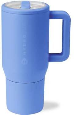 HydroJug Kids - 20 oz Insulated Kids Water Bottle with Flip Straw & Handle | Leak-Proof & Durable | Perfect for School, Sports, Lunch, Travel & Camp, Light Blue