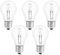Morotty A55 E27 Halogen Glühbirne 42W Dimmbar, 570LM 2700K Warmweiß, E27 Globe Glühbirne Klar AC 230V, Dekorative Halogenlampe e27 für Kronleuchter Wandlampe, A55 Birnenform, 5 Stück
