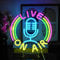 UExnkj-Y Insegna al Neon Live On Air Lettere Colorate Luce al Neon decorazione da parete per sala giochi per feste alimentato da USB Interruttore dimmerabile Varie opzioni di luminosità