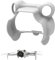 CERFFOOL Lens Hood Sunshade for DJI Mini 4 Pro Anti-glare Gimbal Protective Cover for Drone Accessories(Grey）