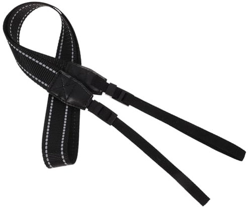 SECFOU Adjustable Camera Neck Strap and Shoulder Strap Lightweight Camera Sling for Photographers Black Material Comfortable for Hiking and Travel