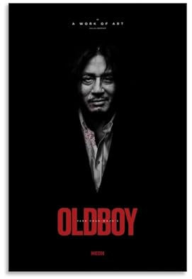 HUEAEHAHE Poster, Motiv: Oldboy 2003 (1), dekoratives Leinwandposter, ästhetisches Poster, Wandkunst, Dekor-Poster, 30 x 45 cm, ungerahmter Stil