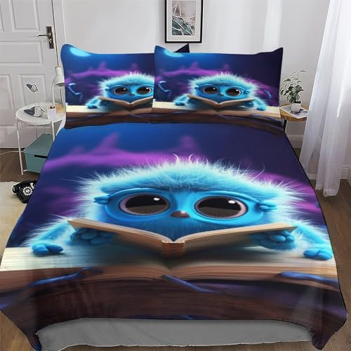 PPZYY Spinne 3D 2 teilig Bettbezüge Set Super Weiche Bettwäsche Inkl Bettbezug Und Kissenbezüge Angenehme Bettdeckenbezug Single(135x200cm)