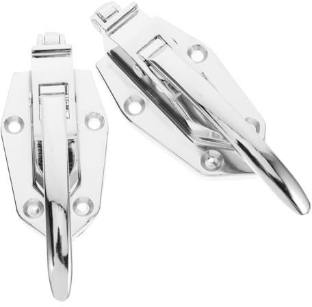 Angoily Aluminum Alloy Freezer Latch Versatile Door Handle for Cold Storage Ovens Freezer Hinges Easy Installation with Screws