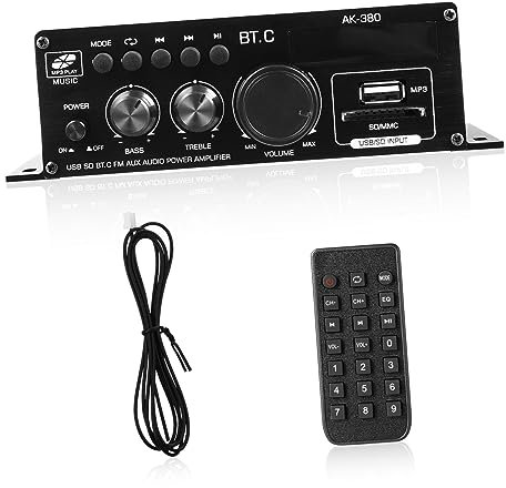 FELTECHELECTR Amplificador De Sonido Altavoz Amplificador Audio Altavoz Coche Estéreo Potencia para Altavoces Hogar