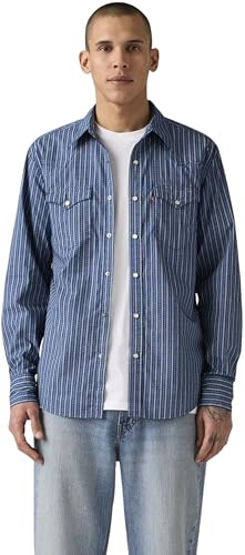 Levi's Herren Westernhemd Barstow mit Spitzkragen, Regular Fit