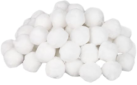 Pool-Filterball, wiederverwendbarer schwimmender Schaumabsorber, effektive Pfützenfilter-Reinigungsball, perfekt für Schwimmbäder und Whirlpools, Spas, hält Wasser sauber und klar, 5 x 5 cm