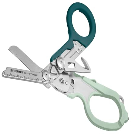 Leatherman Raptor Rescue, Menthe glacée avec Étui Utilitaire