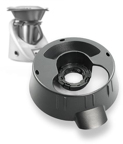 Ghiera Bimby TM5 | Ricambio Ghiera del Boccale, Compatibile con Bimby TM5, Essenziale per Aggancio Gruppo Coltelli alla Base | Plastica di Grado Alimentare, Montaggio Facile e Veloce