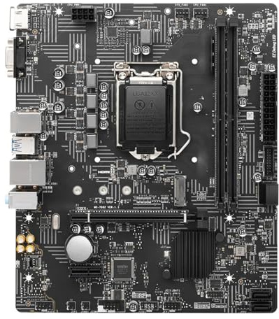 Carte Mere pc Carte mère Fit for MSI H510M Plus LGA 1200 DDR4 Compatible Uniquement avec Intel 10th