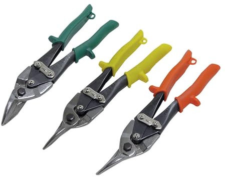Silverline CT17 Luftfahrt-Blechscheren, 3-tlg. Satz 250 mm