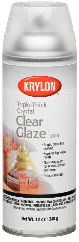 Krylon I00500A00 12-Ounce Triple Thick Clear Glaze Aerosol Spray