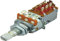 DiMarzio EP1201PP - Pushpull Pot (DPDT) - 500K - OHM, Copper/Silver