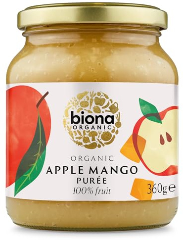 Biona Apple & Mango Puree Organic, 360 g (Pack of 1)