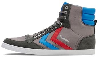 hummel Unisex Hummel Slimmer Stadil High High-Top, Castlerock Ribbonred Bril Blue, 47 EU
