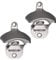 MAGCAP Outdoor Bottle Opener Wall Mounted - Style Magnetic Beer Bottle Opener that Catches Caps - Easy to Install and Incredibly Convenient