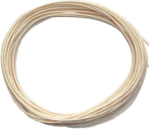 5 Metres 1.2mm or 2mm Blind Cord in White or Cream for Curtains, Austrian, Venetian, Vertical, Romam Blinds (Cream, 1.2mm width)