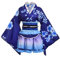 GRACEART Japanischer Kimono Robe Anime Cosplay Kostüm Kleid (S, Blau)