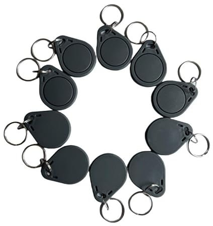 YARONGTECH® MIFARE Classic 1K RFID schluesselanhaenger chip Tags grau -10pcs