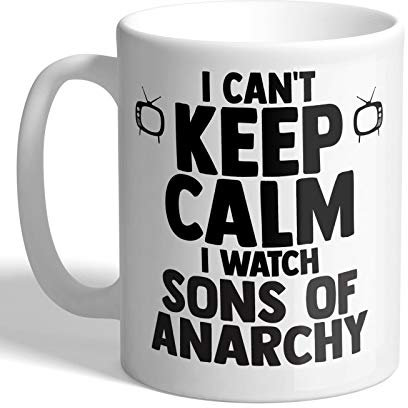 I Love Mugs - I Can't Keep Calm I Watch Sons of Anarchy - Mug, Ceramic, 11fl.oz.