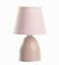 Onli Nano Lampada da Tavolo E14, Rosa, 13 cm x h 19 cm, metallo;stoffa